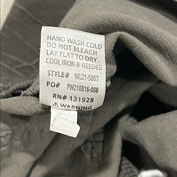 Wishlist Fine Cord Pull on Wide Leg Raw Hem Flare Pants Women's Size S - Picture 11 of 13